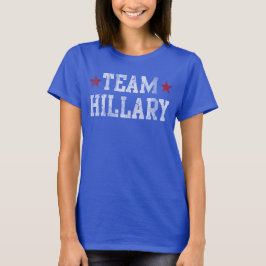 T-shirt Eleição de Hillary de 2016 equipes