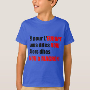 T-shirt Eleições Presidenciais 2017 - Blue Kids Tee