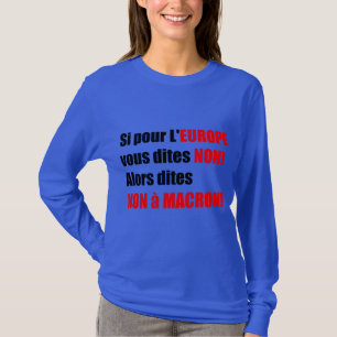 T-shirt Eleições Presidenciais Francesas 2017 - Blue W Tee