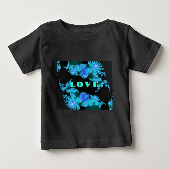 T-shirt Elementos Cósmicos de Amor Impressão (Frente)