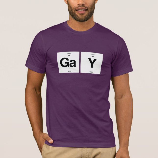 T-SHIRT ELEMENTOS GAYS (Frente)