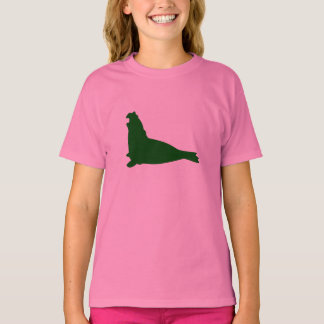 T-shirt Elephant Seal Shirt Phthalo Green