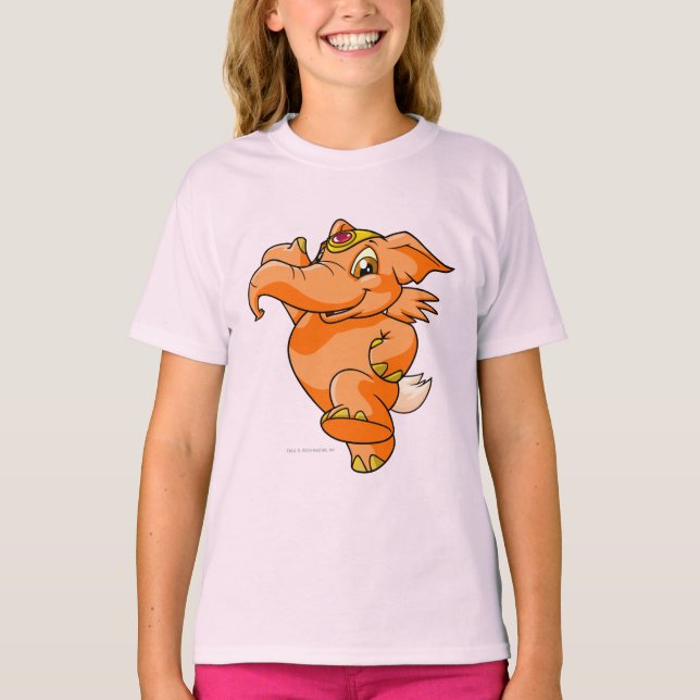 T-shirt Elephante Orange (Frente)
