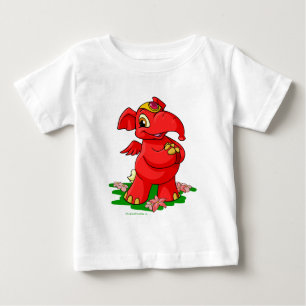 T-shirt Elephante vermelho alegre em Shenkuu