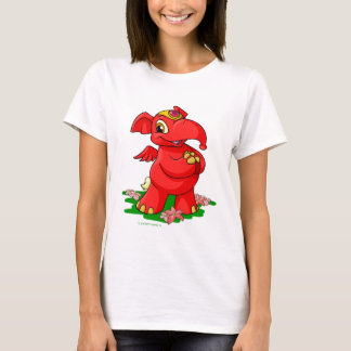 T-shirt Elephante vermelho alegre em Shenkuu