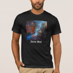 T-shirt elétrico do metal