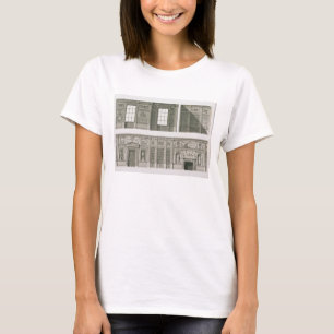 T-shirt Elevação da biblioteca na casa de Syon, c.1760-6