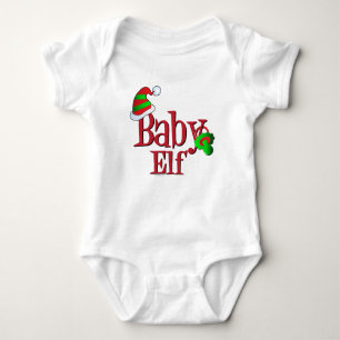 T-shirt Elf bebê de Natal bonito