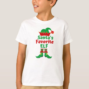 T-Shirt Elf Favorito Dos papais noeis