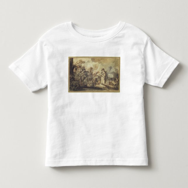 T-shirt Eliezer e Rebecca no poço (Frente)