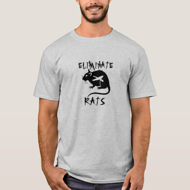 T-shirt Elimine ratos (Frente)