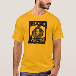 T-shirt Elizabeth I Xilogravura, Como uma Virgem