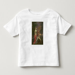 T-shirt Elizabeth que atira, duquesa de Hamilton, 1752-3