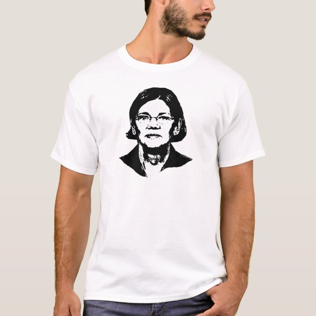 T-shirt Elizabeth Warren - (Frente)