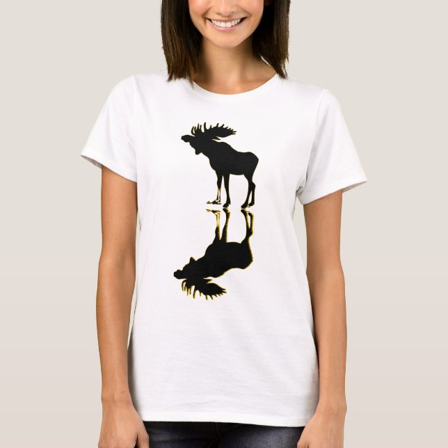T-shirt Elk Moose Elch (Frente)