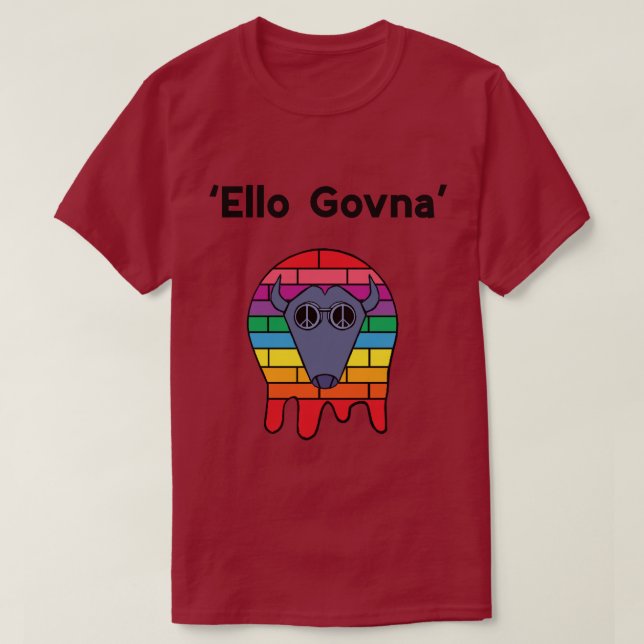 T-Shirt 'ELLO GOVNA' (Frente do Design)