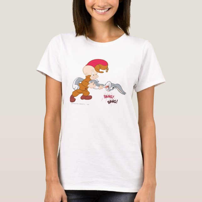 T-shirt ELMER FUDD™ e INSETOS BUNNY™ (Frente)