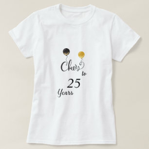 T-shirt Elogios a 25 anos