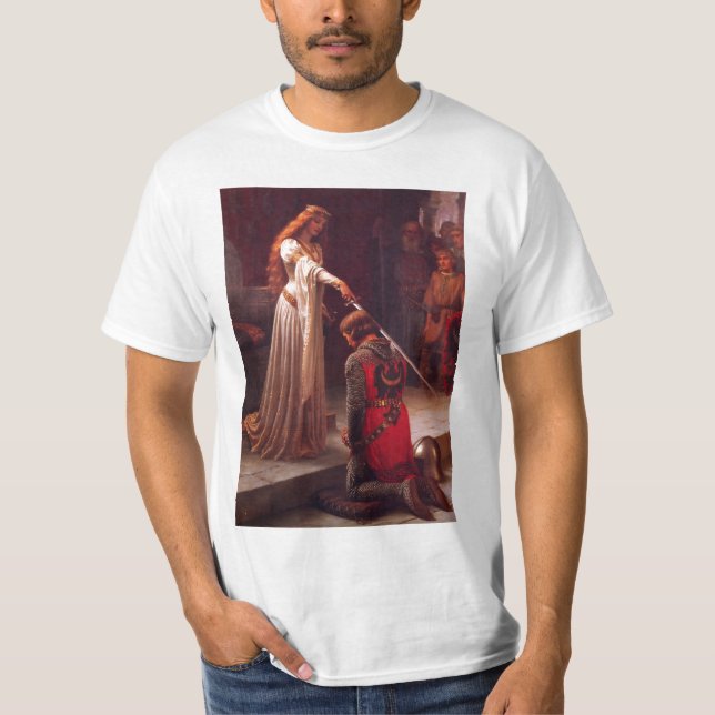 T-shirt Elogios de Edmund Leighton-The (Frente)
