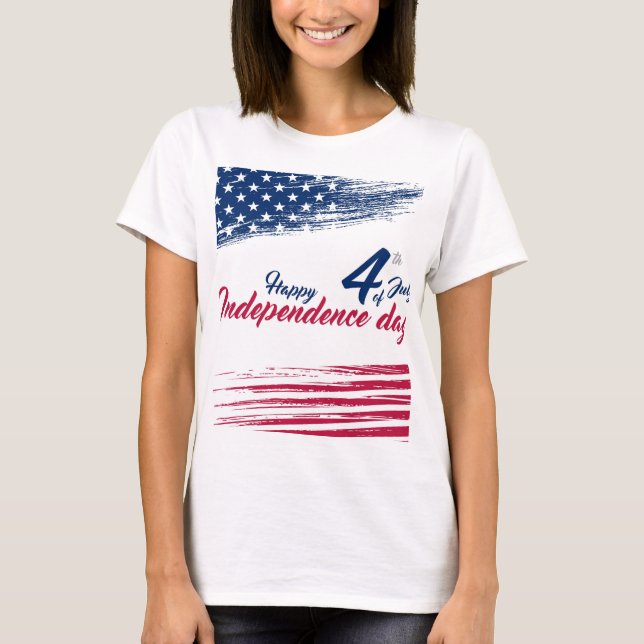 T-Shirt em 4 de julho (Frente)