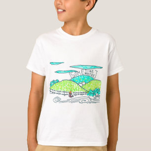 T-shirt Em algum lugar/algum dia
