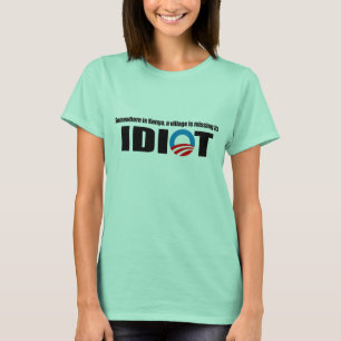 T-shirt Em algum lugar em Kenya uma vila está faltando se