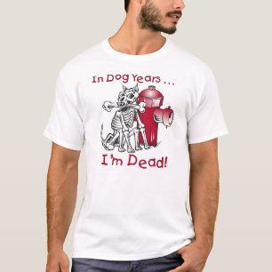 T-shirt Em anos do cão… eu estou inoperante!