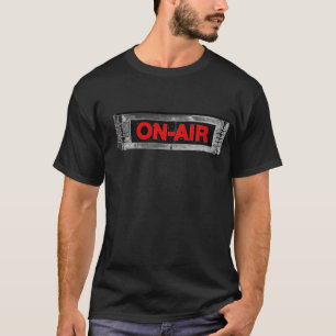 T-shirt Em-Ar legal DJ/camisa da transmissão