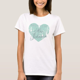 T-shirt Em breve será a Sra. Shirt para a futura noiva C
