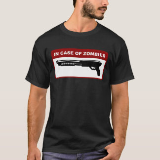 T-shirt Em caso dos zombis