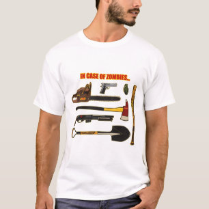 T-shirt Em caso dos zombis…