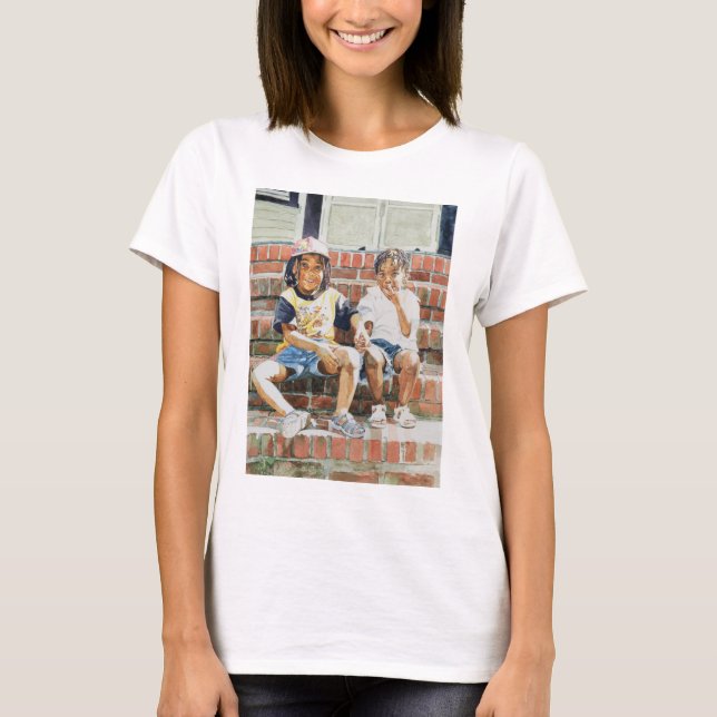 T-shirt Em etapa dianteira 2002 (Frente)