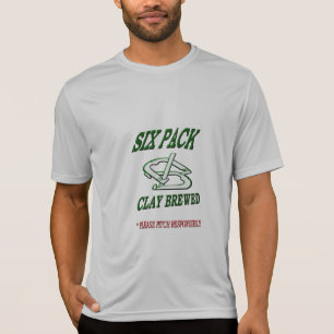 T-shirt em ferradura do concorrente do Esporte-Tek