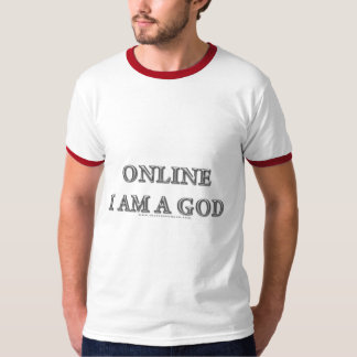 T-shirt Em linha eu sou um deus