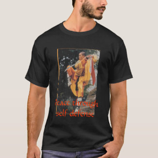 T-shirt Em louvor de Shaolin