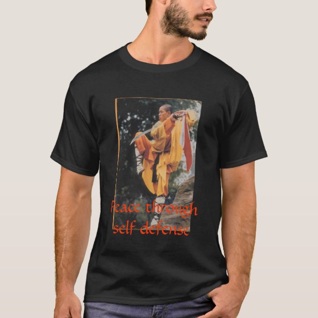 T-shirt Em louvor de Shaolin (Frente)
