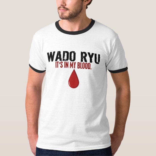 T-shirt Em meu sangue WADO RYU (Frente)