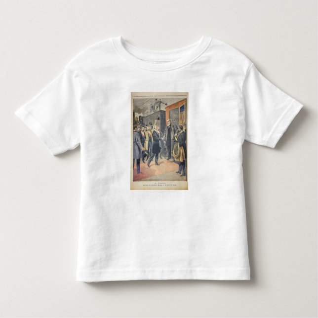 T-shirt Em Paris: a chegada do presidente Kruger (Frente)
