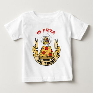 T-shirt Em Pizza Confiamos
