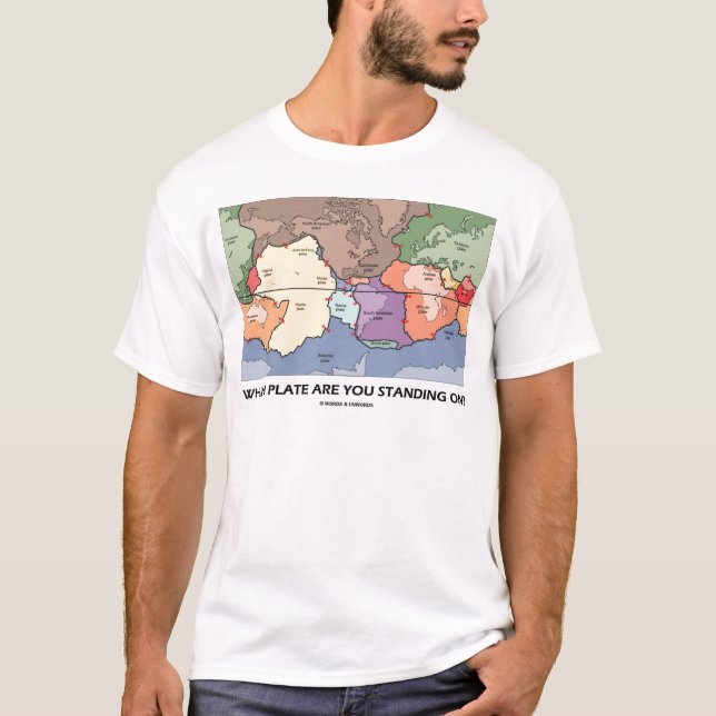 T-shirt Em Que Prata Você Está? (Plate Tectônica) (Frente)