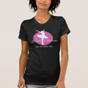 T-shirt Em seus dedos do pé (balé)