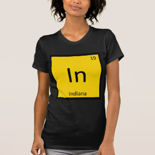 T-shirt Em - Símbolo da Tabela Periódica Química do Estado