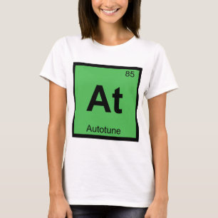 T-shirt Em - Tabela Periódica da Química Musical Autotune