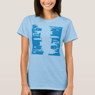 T-shirt Em torno da abstração do Centro