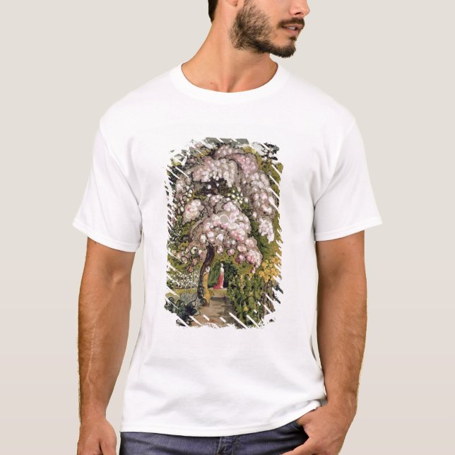 T-shirt Em um jardim de Shoreham (w/c) (Frente)