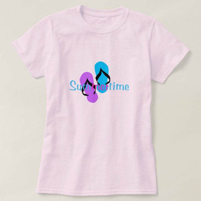 T-Shirt em Verão (Frente do Design)