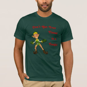 T-shirt Emaranhado do ouropel