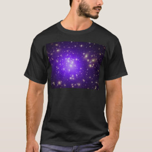 T-shirt Embaçamento roxo das estrelas na NASA do espaço