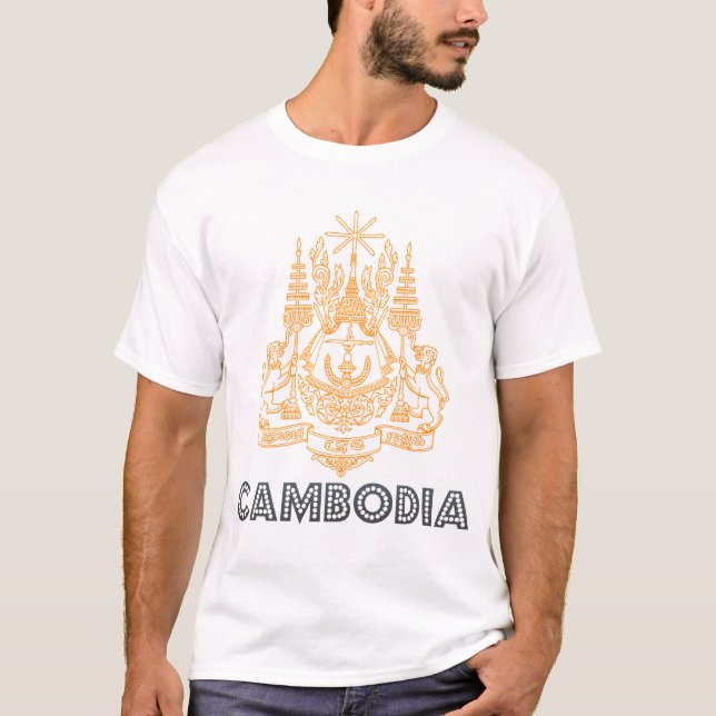 T-shirt Emblema cambojano (Frente)