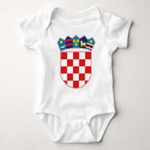 T-shirt emblema de croatia
